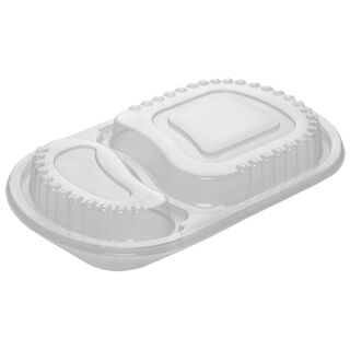 Lids for PP Compartment Meal Trays