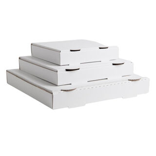 White Pizza Boxes